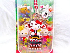 HELLO KITTY VINTAGE KEYCHAIN ZIPPER MASCOT GOTOCHI SAITAMA CHICHIBU FESTIVAL - Picture 1 of 2