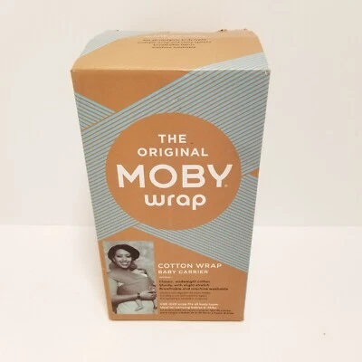 Portabebés The Original Moby Wrap - Color Pizarra - 100% Algodón Nuevo Foto 1 de 3
