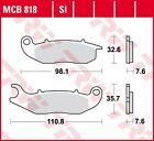 Bremsbelag Fur Ajp Pr4 125 Supermoto Bj 2015 Trw Lucas Mcb818