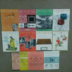 Lot of 11 Antiques Vintage Magazines Apr May June July Aug Sep Oct Nov Dec 1959+ - Picture 1 of 2