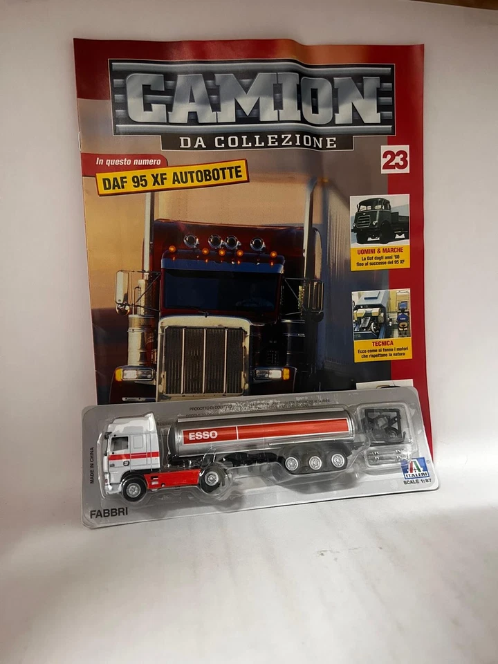 DAF 95 XF AUTOBOTTE 1:87 USCITA 23 ESSO CAMION DA COLLEZIONE ITALERI - Immagine 1 di 2