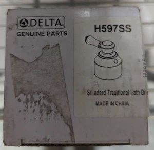 Delta H597SS Cassidy Single Lever Bath Diverter Handle Kit Stainless - Picture 1 of 6