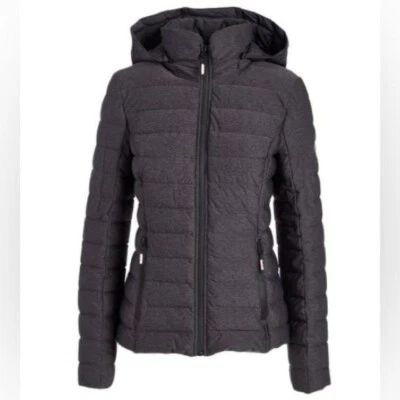 Nuevo Abrigo Chaqueta Nautica XXL para Mujer Gris Carbón Mezcla Abrigo Corto Puffer Foto 1 de 4