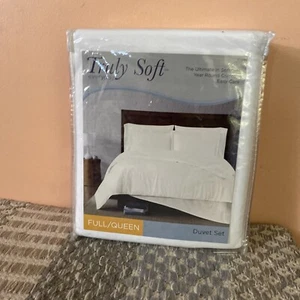 Truly Soft Everyday 3-Pc. Duvet Set Full /Queen 90x90 in White NWT @ - Picture 1 of 4