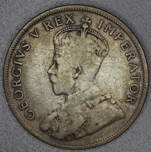1927 South Africa FLORIN - Key Date - Low Mintage - Lot 21a - Picture 1 of 2