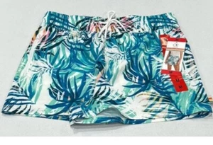 Ocean Pacific Women's Drawstring with 3 Zipper Pockets Shorts, Multi, Size M AJ9 - Picture 1 of 1