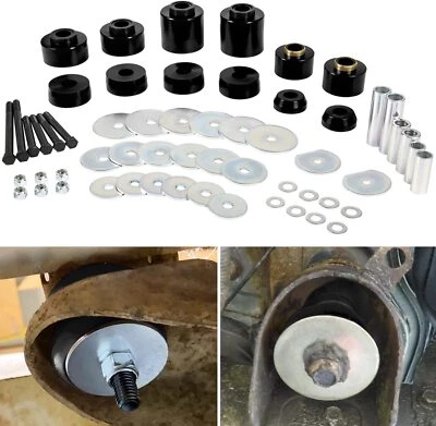 4.4123R Body Cab Mount Bushing Set For Ford F-150/F250/F350 1980-1998 2WD 4WD - Image 1 of 4