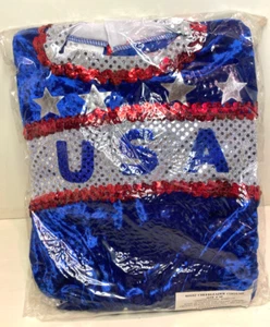 Vintage Lillian Vernon U.S.A. Cheerleader 7pc. Halloween Costume Child Size 8-10 - Picture 1 of 5