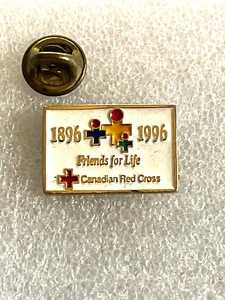 1996 Vintage Friends For Life Kanadisches Rotes Kreuz Anstecknadel Hutnadel. #24 - Bild 1 von 1