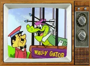IMÁN DE NEVERA WALLY GATOR TV 2"" x 3"" arte DIBUJOS ANIMADOS DE SÁBADO POR LA MAÑANA - Imagen 1 de 1