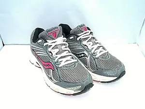 SAUCONY Cohesion 9 Women SIZE 8.5 US Running Shoes Gray Pink Black - Picture 1 of 5