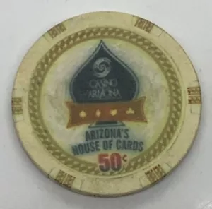 Chip de casino Arizona at Salt River $0.50 - cerámica Scottsdale AZ - Imagen 1 de 3