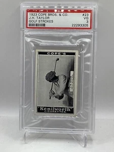 Cope Bros. 1923 Golf Schläge #23 J.H. Taylor PSA 3 - Bild 1 von 2
