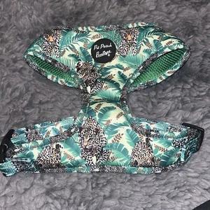 Pet Pooch Boutique Leopard Jungle Dog Harness Size Large - Picture 1 of 2
