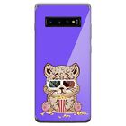 Azzumo Animals Wearing Glasses Eating Popcorn Flexible Case For Samsung Galaxy