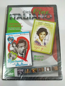 Matrimonio a la Italiana Sophia Loren Celentano - DVD Region 2 Español Nueva - Imagen 1 de 3