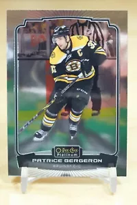 2022-23 OPC Platinum Base #146 Patrice Bergeron - Boston Bruins - Picture 1 of 2