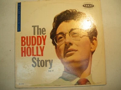 The Buddy Holly Story Vol. II  LP   Black Coral label braille Lubbock - Image 1 of 4