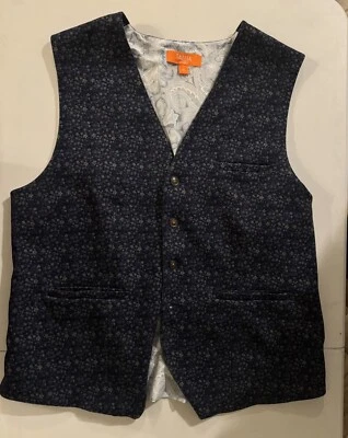 Chaleco con botones Tallia para hombre cuello en V hebilla trasera sin mangas Foto 1 de 3