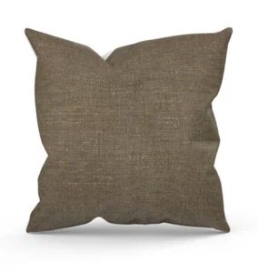 Große Kissen Mokka Braun Webstruktur 60x60cm 2er Set - Bild 1 von 5