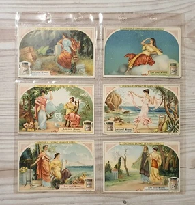 Antike Bilder Karten Liebig Fleisch Extract Serie Muses U.A. 10 Stück Sammlung - Bild 1 von 7