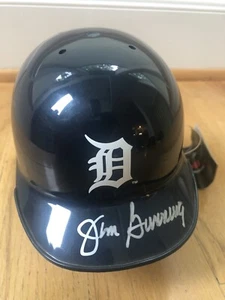 JIM BUNNING Signed Autographed Detroit Tigers Mini Helmet, All-Star HOF COA Dec - Picture 1 of 8