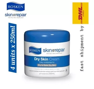CREMA REPARADORA PIEL ROSCADA 4 unidades x 250 ml - Crema para piel seca - rápida por DHL Express - Imagen 1 de 6