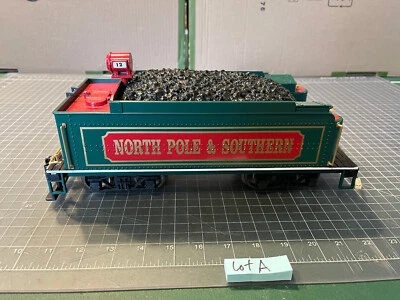 Bachmann G Scale Train Big Hauler #12 NORTH POLE & SOUTHERN TENDER w/SOUND LotA - Image 1 of 4