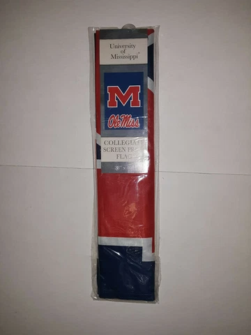 Ole Miss Rebels College Screen Print Banner 28" x 40" Cover