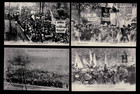 4 Cpa Meeting Mai 1907 Narbonne Perpignan Carcassonne Manifestation Viticulteurs