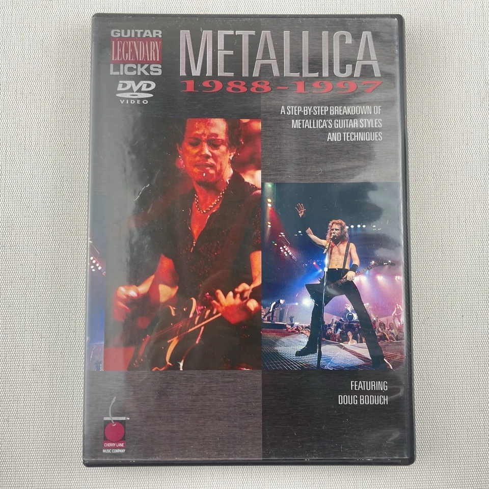 Metallica 1988-97 Guitar Legendary Licks 2002 DVD Doug Boduch - Image 1 of 4