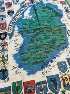 Irish Heraldry of Ireland Karte Leinen Geschirrtuch Irland - Bild 1 von 6