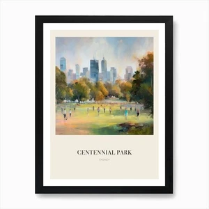 Centennial Park Sydney Australia 2 Framed Wall Art Poster Canvas Print Picture - Picture 1 of 4