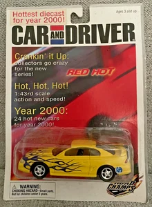 De colección Raro Road Champs Coche y Conductor Año 2000 Lo Mejor Diecast Mustang 1:43 - Imagen 1 de 2