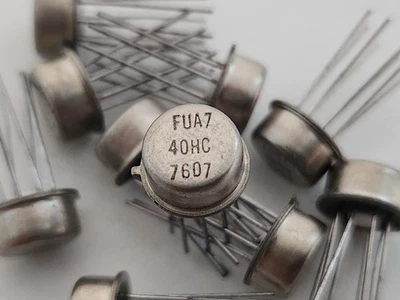 Fairchild uA740HC | uA741 | чехол TO5-8/1 | операционный усилитель операционный усилитель новый из старых запасов - Изображение 1 из 3