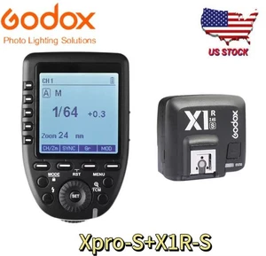 US Godox XPro-S für Sony TTL Funk Blitz Sender Auslöser + X1R-S Empfänger - Bild 1 von 24