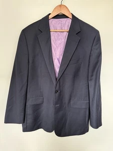 Charles Tyrwhitt Blazer 44R Classic Fit Wooo 2 Button Double Vent - Picture 1 of 10