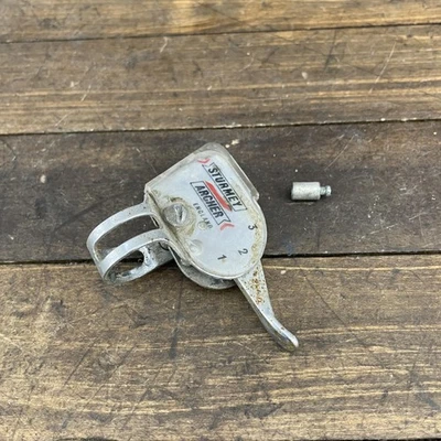 Palanca de cambios de gatillo de 3 velocidades Sturmey Archer de colección bicicleta deportiva cromada Foto 1 de 4