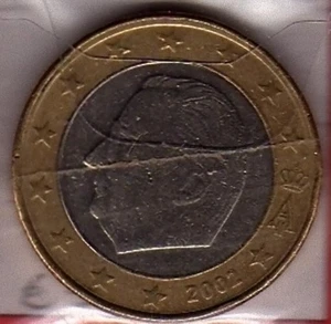 E398 Moneta Coin BELGIO: 1 euro 2002 - Imagen 1 de 1