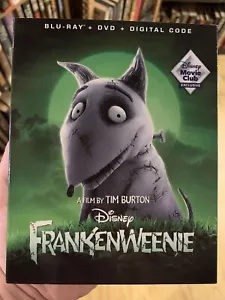 NEW Frankenweenie Blu-ray + DVD + Digital Code Disney Movie Club (DMC) Exclusive - Picture 1 of 5