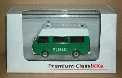 1/43 比例大众 LT 28 Hochdachbus 高帮 Polizei 巴士 - 高级 ClassiXXs 13352 — 第 1/4 张图片