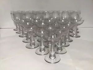 Antique Circa Early Century Designed by Bryce Beautiful Ribbed Coupe Glass - Picture 1 of 8
