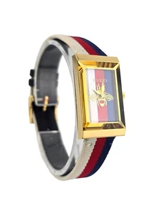 Gucci G-Frame YA143576 Mother of Pearl Dial Nylon Women's Watch - Picture 1 of 4