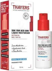 Thayers Crème Hydratante Liquide Soak Your Skin 80HR - Hydratant Visage 75ml - Picture 1 of 4