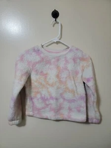 Cat & Jack Girls Sweater : Size Medium 7/8 tie dye Pink/Orange/Purple Top wear. - Picture 1 of 7