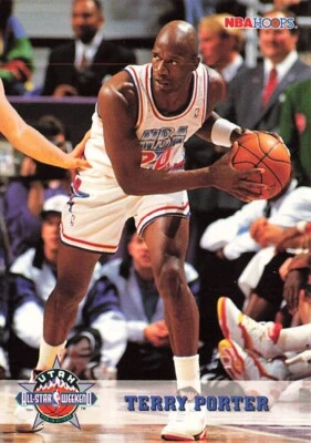 1993 Hoops #278 Terry Porter Portland Trail Blazers - Image 1 of 2