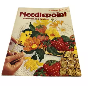 1979 Needlepoint Techniques and Projects Sunset Books Vintage Craft Hobby Book - Imagen 1 de 8