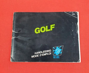 Notice - Manuel Nintendo Nes Originale Golf bon état avec des défauts - Imagen 1 de 5