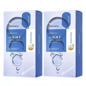 Mediheal N.M.F Intensive Hydrating Face Mask 10pcs × 2 Packs | Korean Sheet Mask - Picture 1 of 5