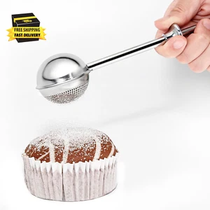 Sugar Shaker, Powdered Sugar Shaker Duster with 18/8 Stainless Steel Fine Mesh D - Picture 1 of 6